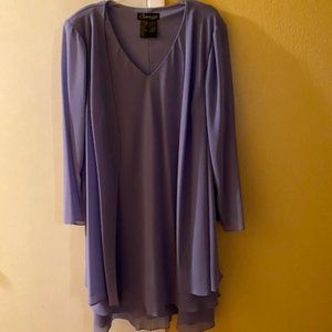 Beautiful Lavender Dress by Componix w/Chiffon